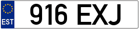 Truck License Plate
